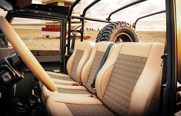 Land Rover électrique converti par Twisted