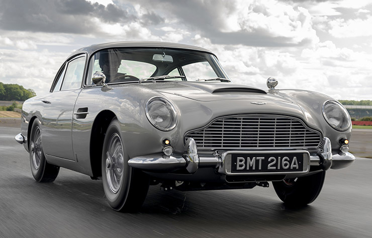 Aston Martin DB5 de James Bond dans Goldfinger
