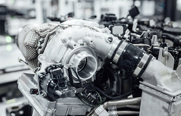 Turbocompresseur avec entrainement électrique Garett pour Mercedes AMG