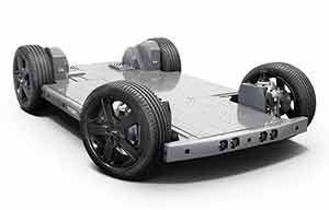 REE avec KYB pour commercialiser un chassis skateboard