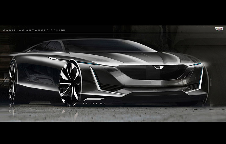 esquisse du concept Cadillac Escala