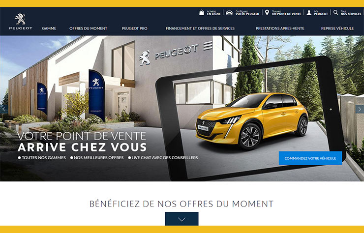 Acheter votre Peugeot en ligne