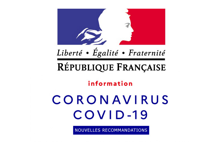 Coronavirus, recommandations officielles du gouvernement