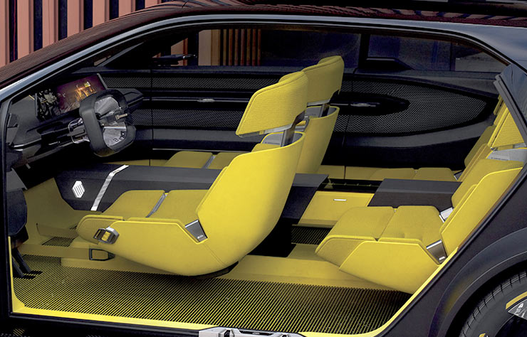 concept électrique Renault Morphoz