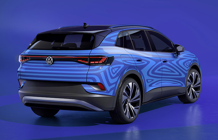 Concept Volkswagen ID4 électrique