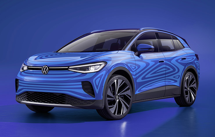 Concept Volkswagen ID4 électrique