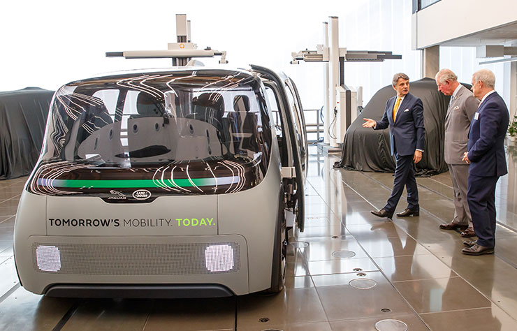 Jaguar Land Rover Vector prototype électrique autonome