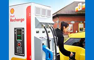 Shell installera des bornes de recharge 175 kW