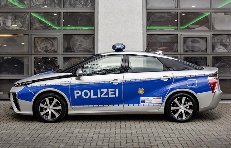 Toyota Mirai de la police de Berlin