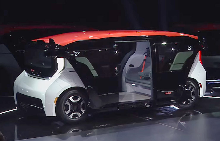 Cruise Origin véhicule autonome