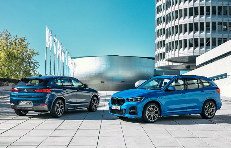 BMW X1 xDrive25e et BMW X2 xDrive25e