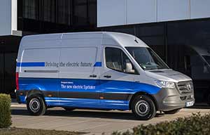 Mercedes eSprinter, grand volume, petite autonomie