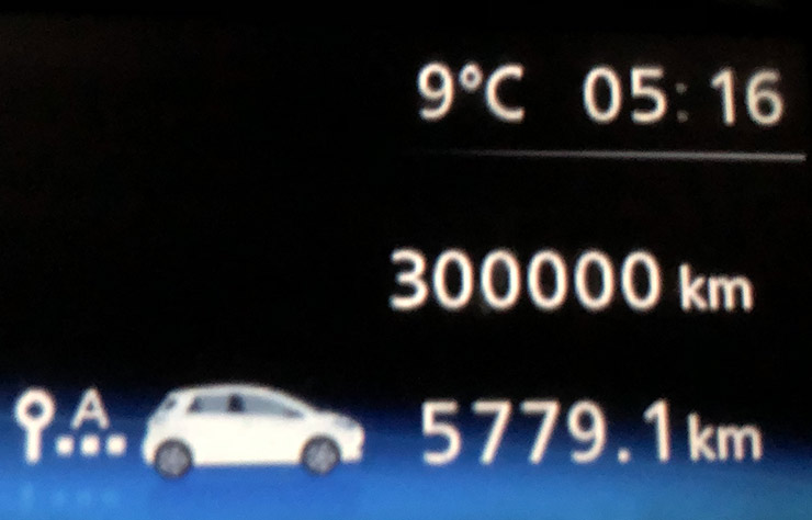 Renault Zoé à 300000 km