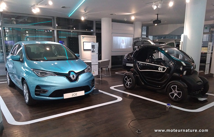 Showroom Renault ZE à Berlin
