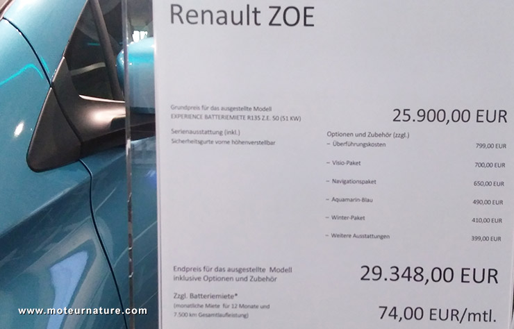 Showroom Renault ZE à Berlin