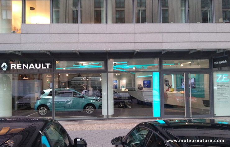 Showroom Renault ZE à Berlin
