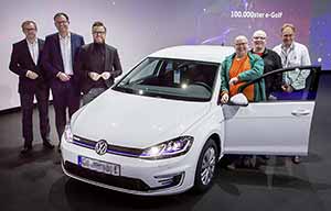 100 000 Volkswagen eGolf électriques
