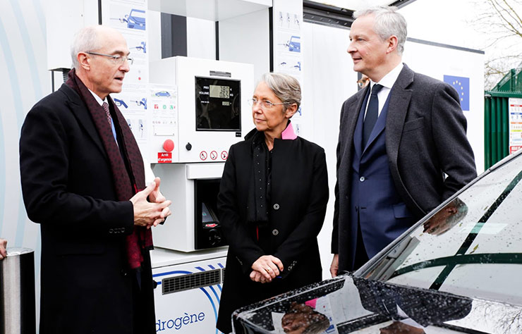 Bertrand Piccard et la Hyundai Nexo à hydrogène