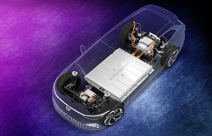 Concept électrique Volkswagen I.D. Space Vizzion