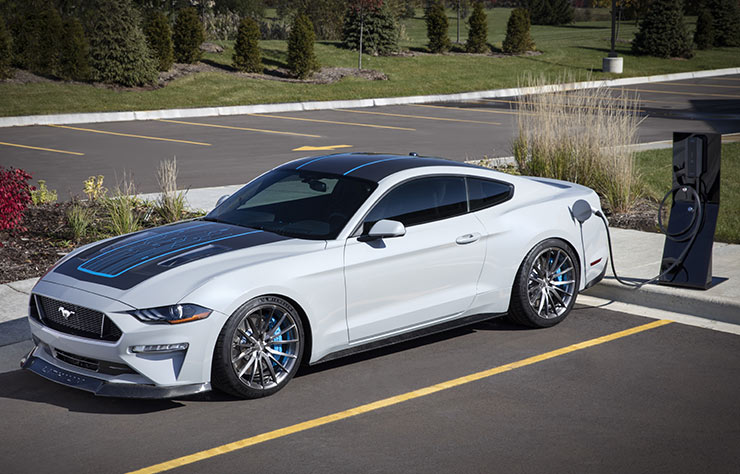 Concept de Ford Mustang Lithium électrique