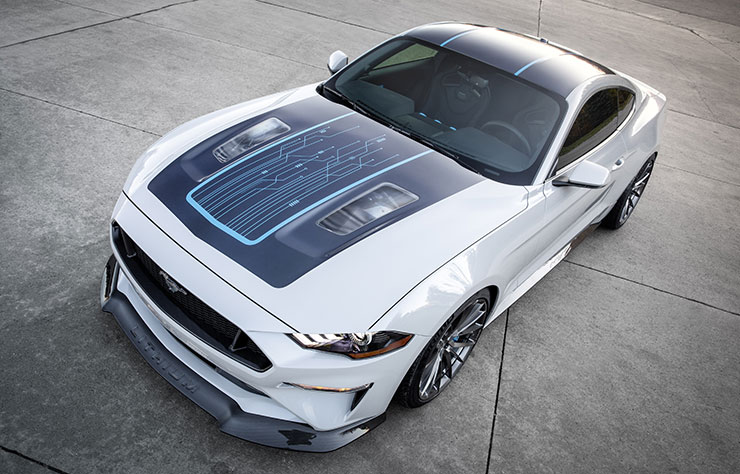 Concept de Ford Mustang Lithium électrique