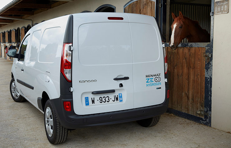 Renault Kangoo Z.E. avec prolongateur d'autonomie à l'hydrogène