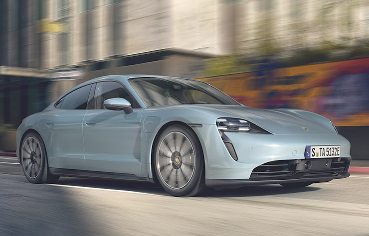 Porsche Taycan électrique
