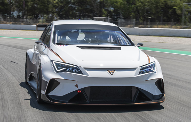 Voiture électrique de compétition Cupra e-Racer