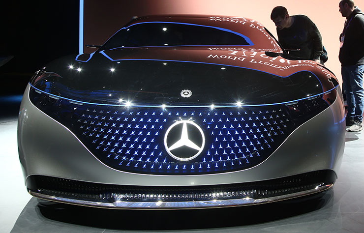 Mercedes Vision EQS électrique