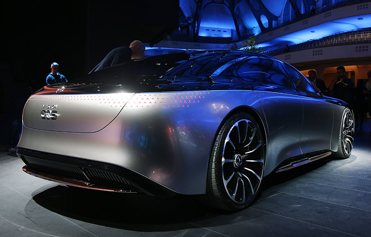 Mercedes Vision EQS électrique