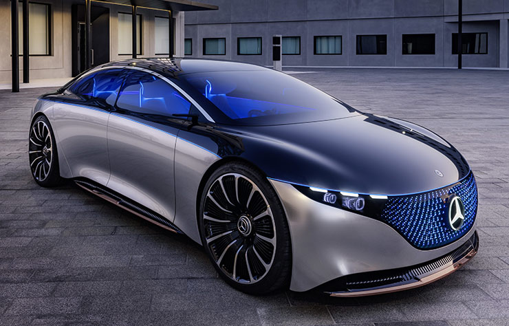 Mercedes Vision EQS électrique