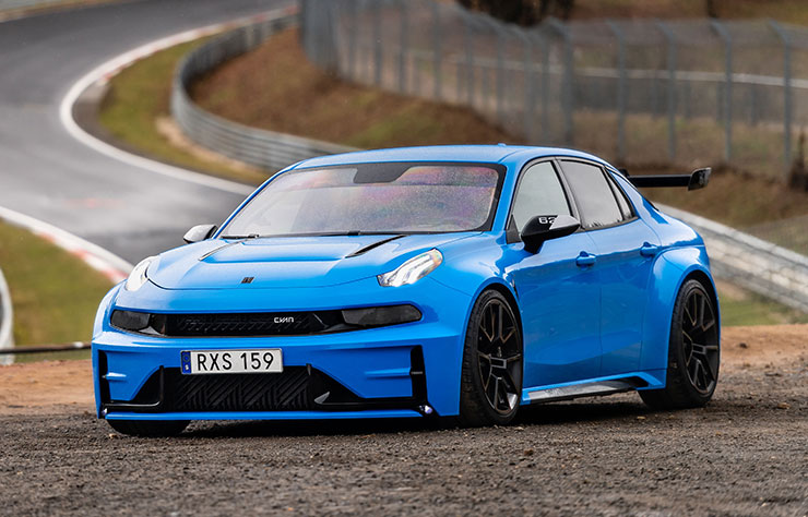 Voiture de compétition Lynk & Co 03