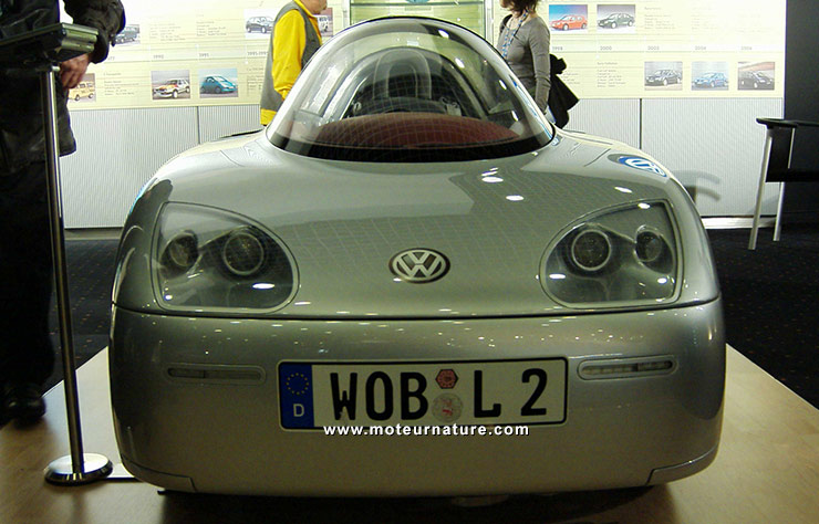 Prototype Volkswagen de voiture ne consommant qu'1 l/100 km