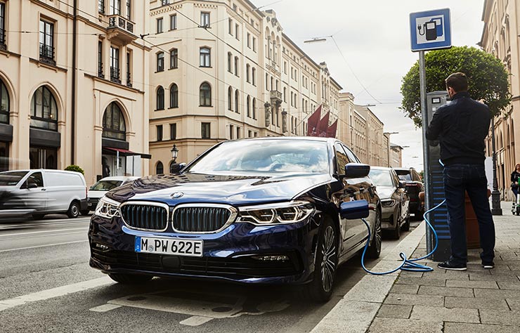 BMW 530e hybride rechargeable