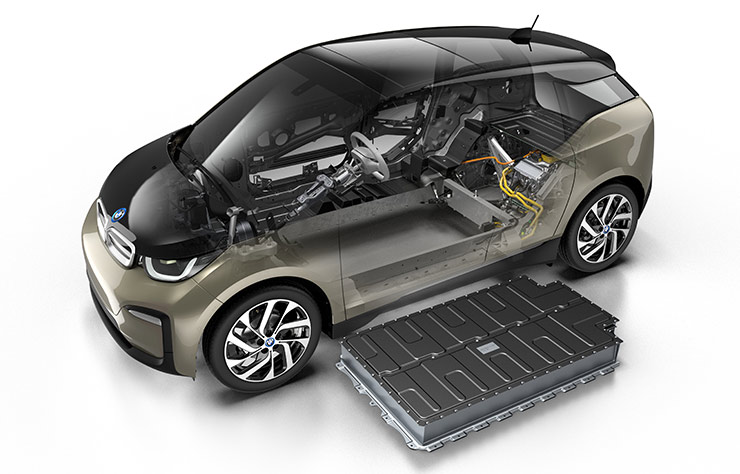 BMW i3 électrique batterie 42 kWh