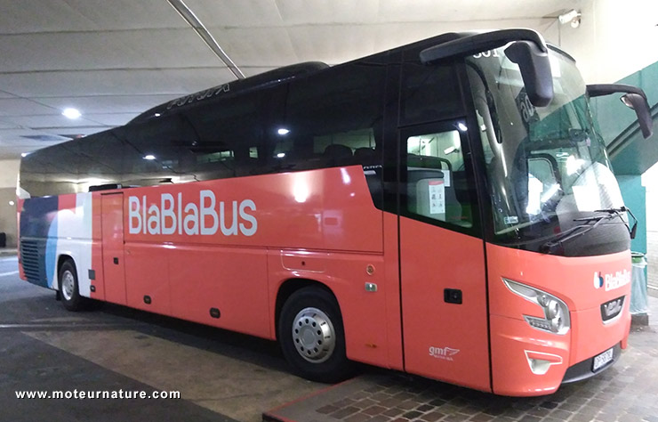 Blablabus à la gare de Paris Bercy