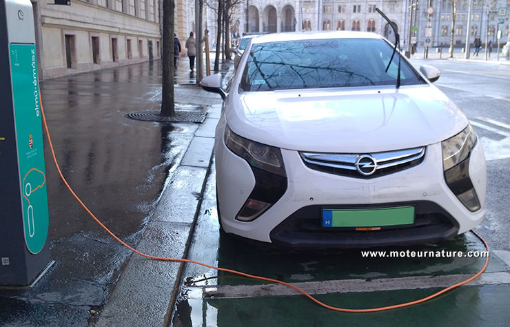 Voiture électrique à Budapest