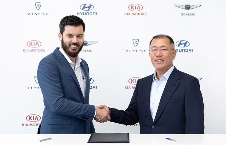 Hyundai-Kia avec Rimac