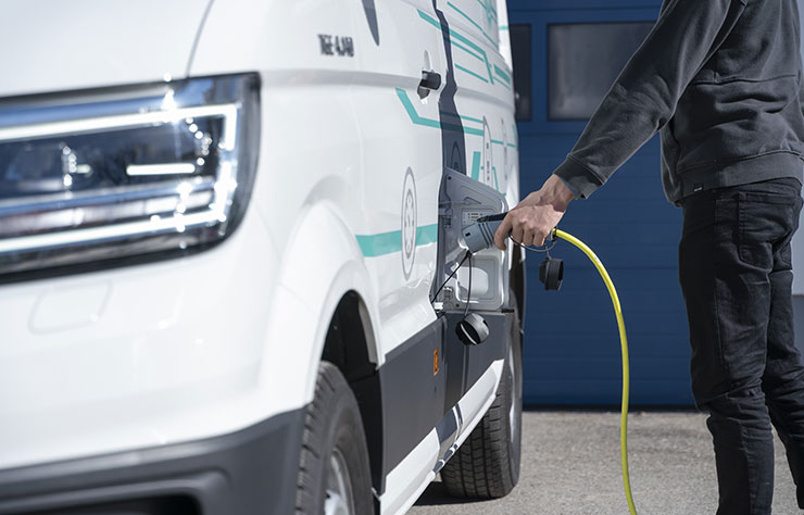 Fourgon électrique MAN e-TGE
