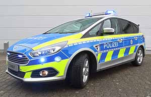 Le Ford S-Max EcoBlue diesel plait à la police allemande