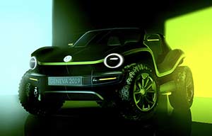 Un concept de buggy électrique chez Volkswagen à Genève