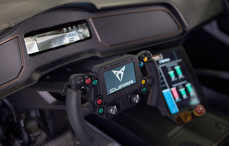 Voiture électrique de compétition Seat Cupra e-Racer