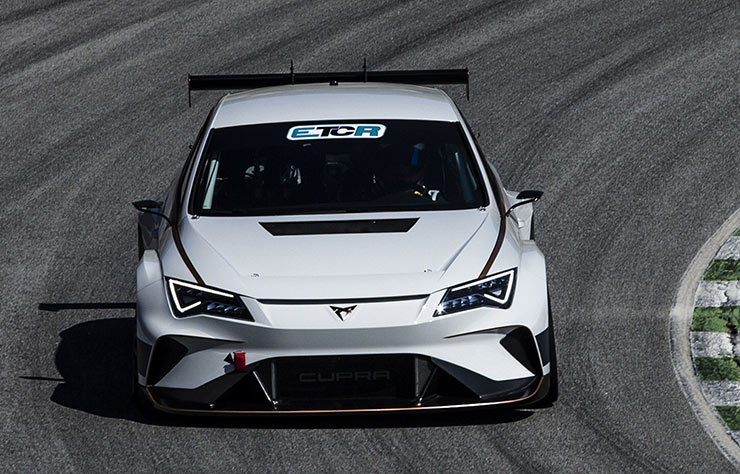 Voiture électrique de compétition Seat Cupra e-Racer