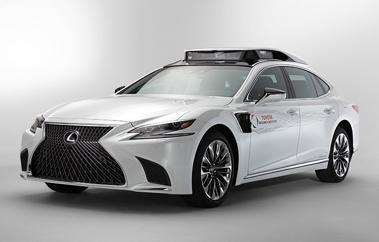 Prototype autonome Lexus LS500h