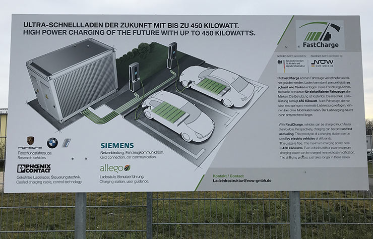 Bornes de recharge ultra-rapide de Allego par BMW et Porsche