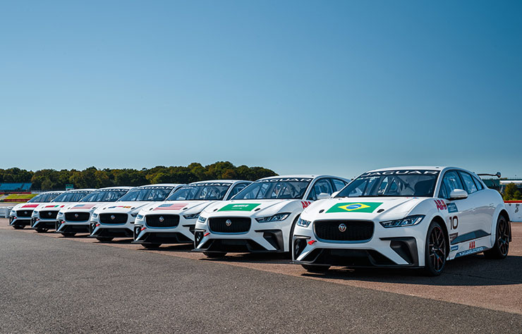 eTrophy, course de Jaguar I-Pace électriques