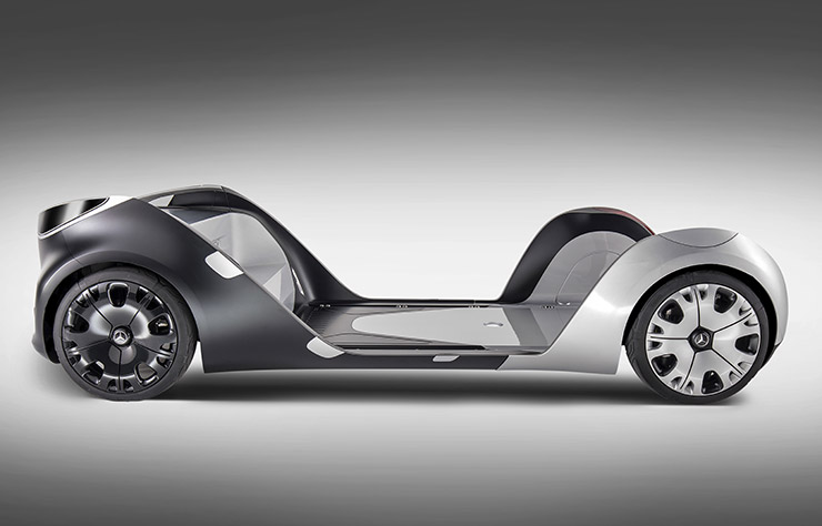 Concept autonome Mercedes Vision Urbanetic