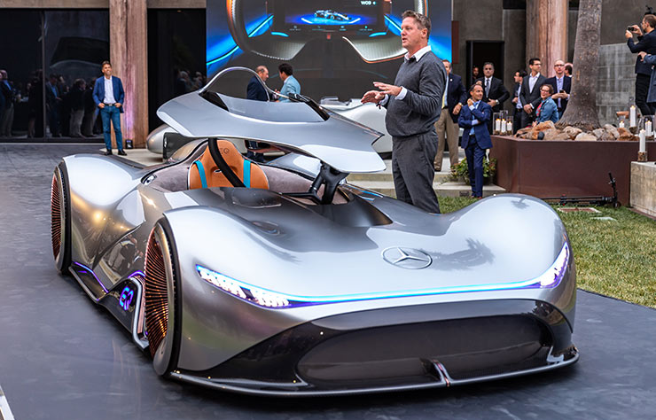 Mercedes Vision EQ Silver Arrow concept électrique