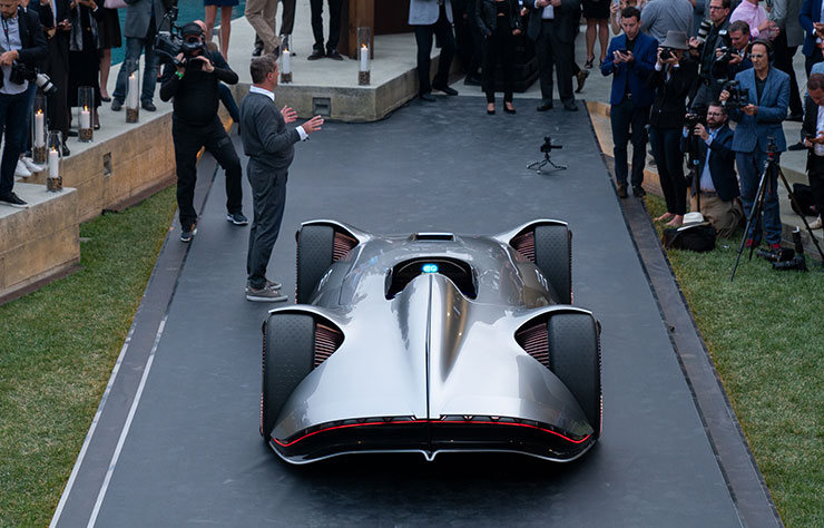 Mercedes Vision EQ Silver Arrow concept électrique