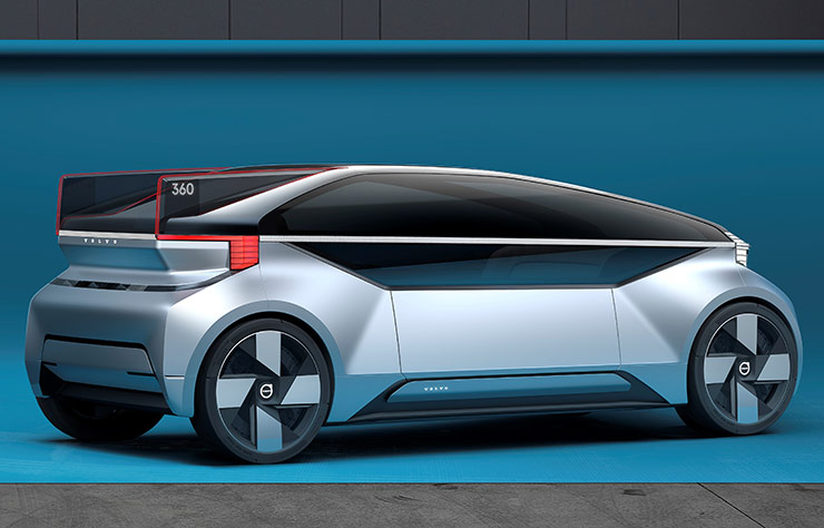 Concept autonome Volvo 360c